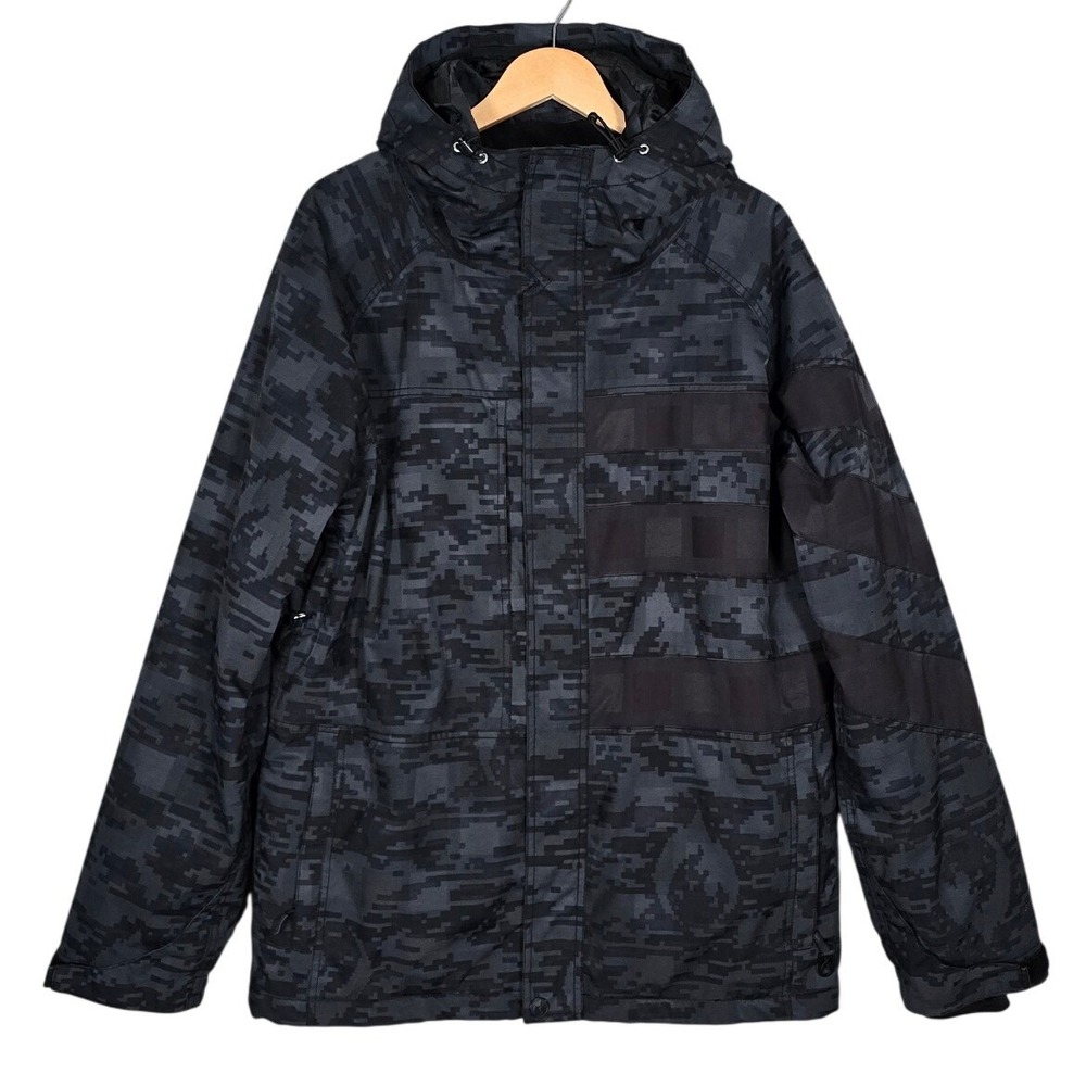 Arson Men's Black Technical Insulated Snowboard Ski Jacket Large